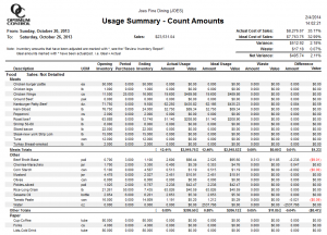 Restaurant Software Reporting  Optimum Control Software